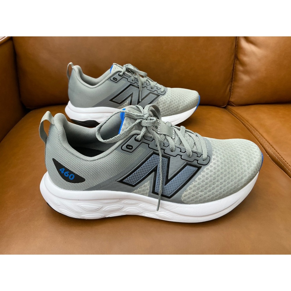 New Balance 460 v4 Running Shoes Mens 9 2E Grey Blue Excellent M460LG4 Wide